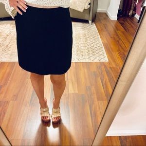 Loft Black Mini Skirt Size 0P